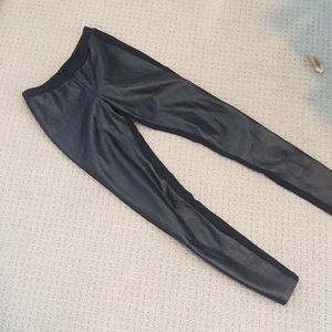Michael kors faux leather leggings